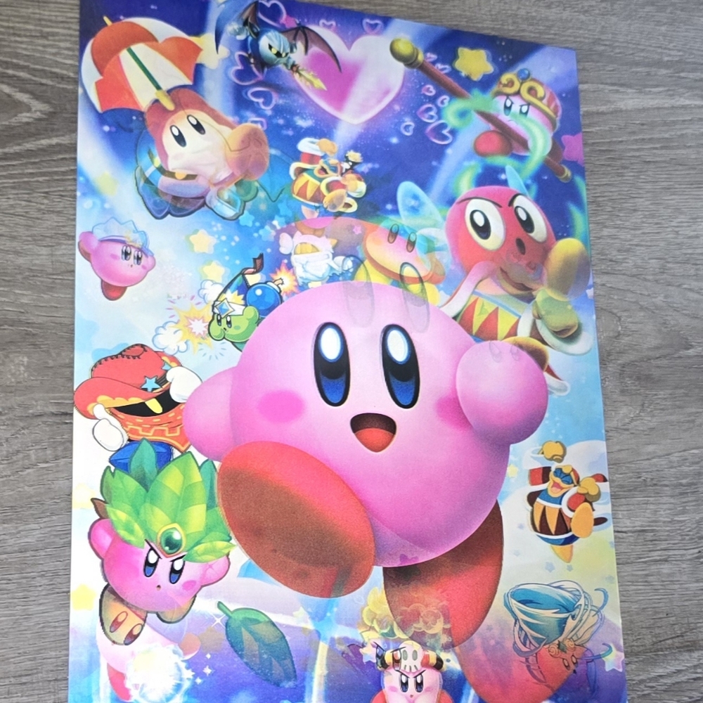Kirby Image Changing 3D Holographic Lenticular Poster